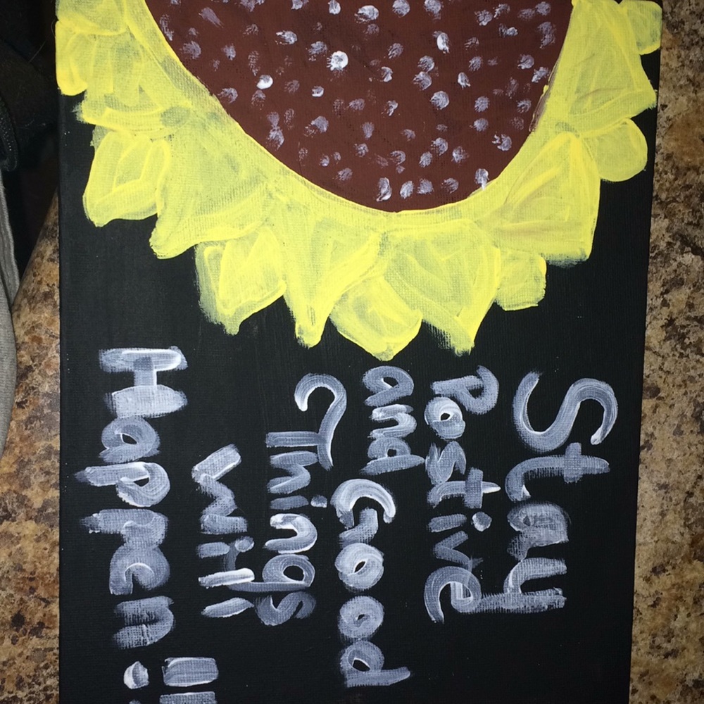 Sunflower canvas